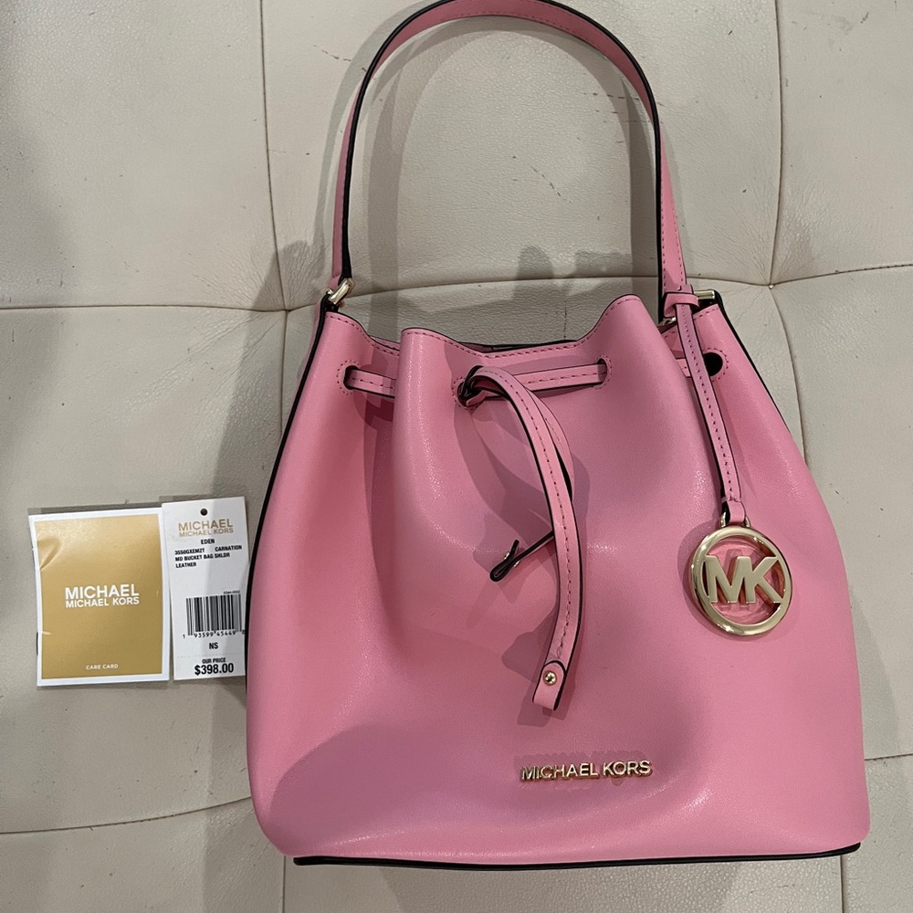 Michael Kors Bucket Shoulder Bag Purse